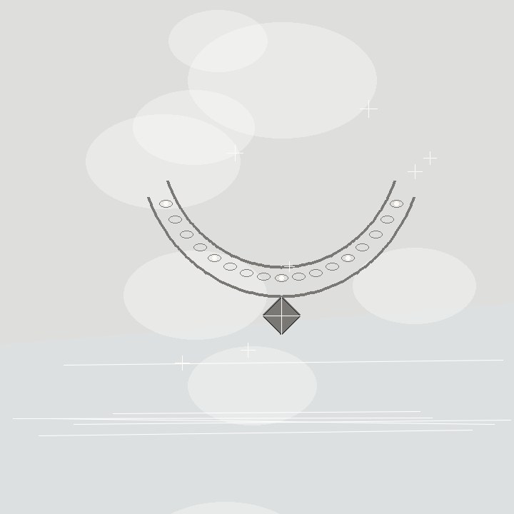 Siyah Erkek Minimal Kolye Kolajı