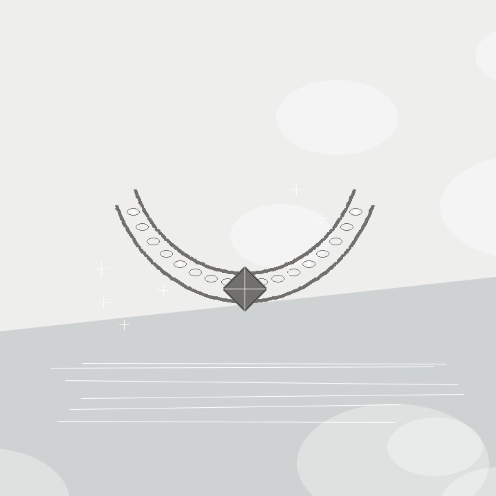 Trend Siyah Erkek Minimal Kolye