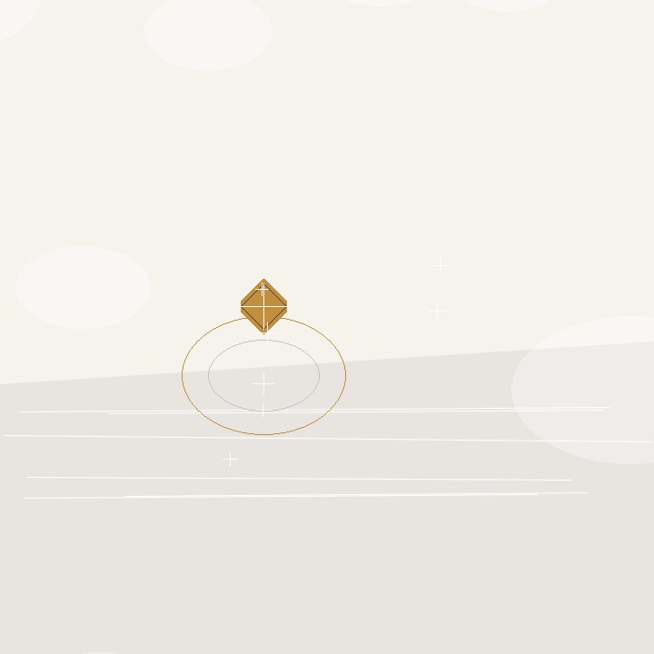Parlak Solitaire Görünümlü Yüzük